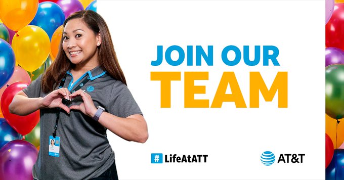 Ms_VKing's tweet photo. @JobingFlorida ◄◄AT&amp;T #Hiring►►Retail Sales Consultants in FL! Benefits include Medical, Dental, Vision, 401(k), Paid Time Off, Discounts on other AT&amp;T Products &amp; Services. Our top sellers earn up to $62,460/year!
Apply Now: https://t.co/ePlktmaNlK
Please share this post !! https://t.co/zDWEmGNTQL
