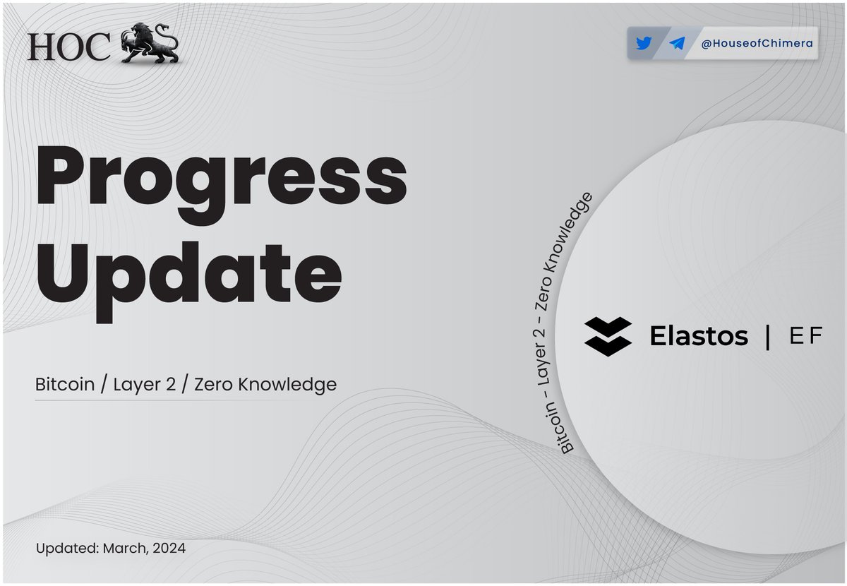 Progress Update: @ElastosInfo (@Be_Layer2) 🔹The $ELA ecosystem has introduced a Bitcoin Layer 2 solution in the last few months; @Be_Layer2 🔸This thread aims to provide context on BeL2, how it works, what architecture it uses, and more importantly, what is the impact?
