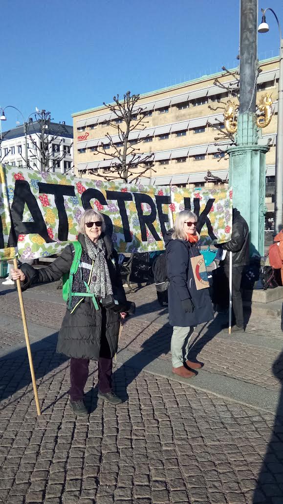 #FridaysForFuture på Gustaf Adolfs torg i Göteborg 8 mars @FFF_goteborg