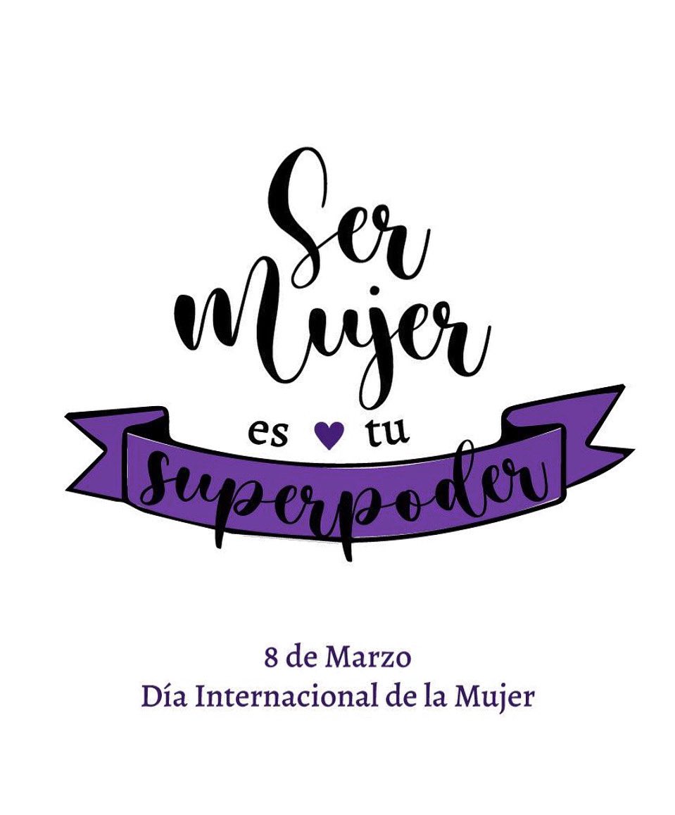 celina_dg's tweet photo. A todas las mujeres súper poderosas que día a día salen a romper paradigmas. 💜💜
#8M
#womenempowerment https://t.co/T4H5ArbAux