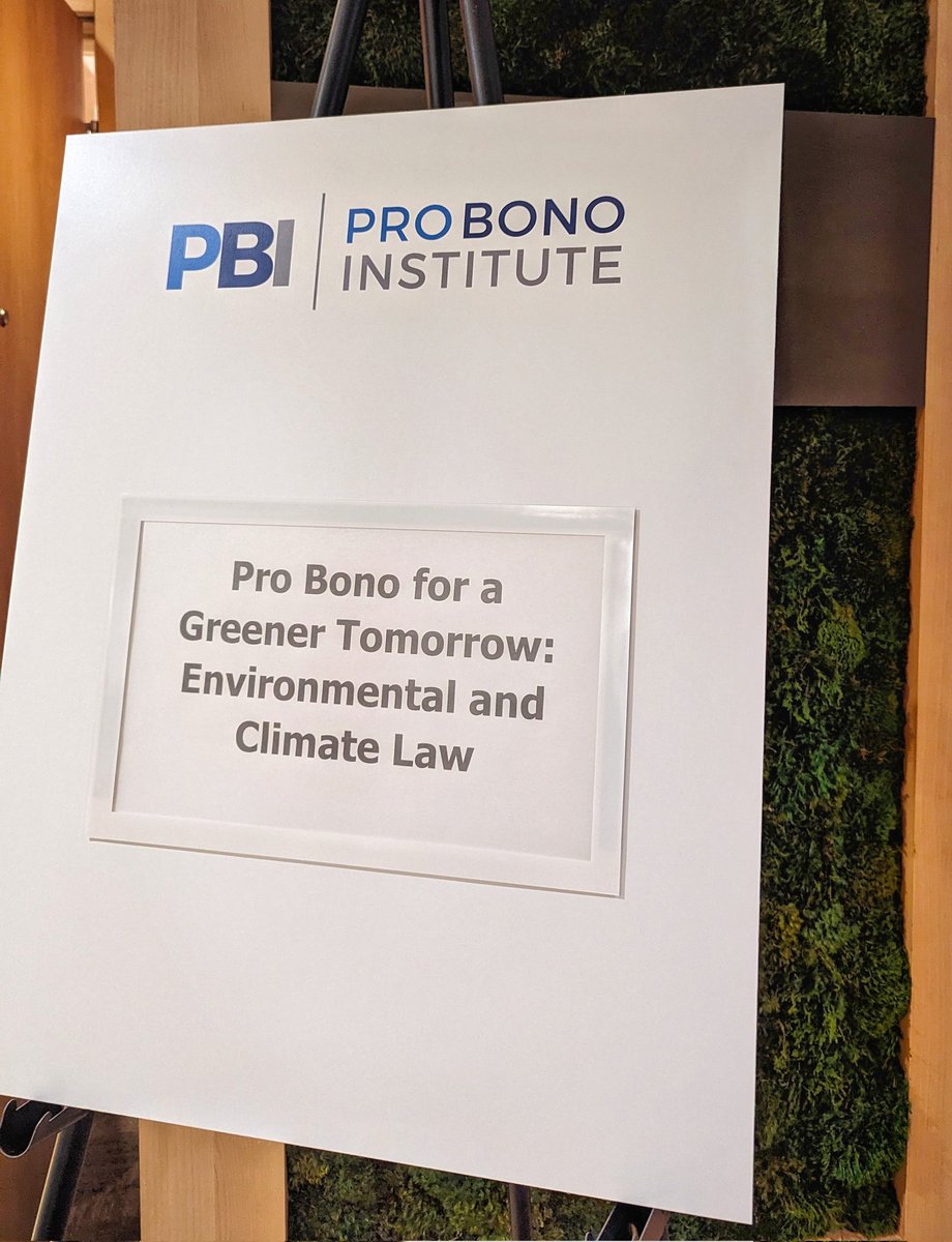 Thank you @ProBonoInst for the opportunity to discuss the @GeorgetownLaw Environmental Law & Justice Clinic's approach to advancing #environmentaljustice & #climatejustice w/in the framework of pro bono service & opportunities! Great to be on a panel with @ELIORG's @KEPerry1024!