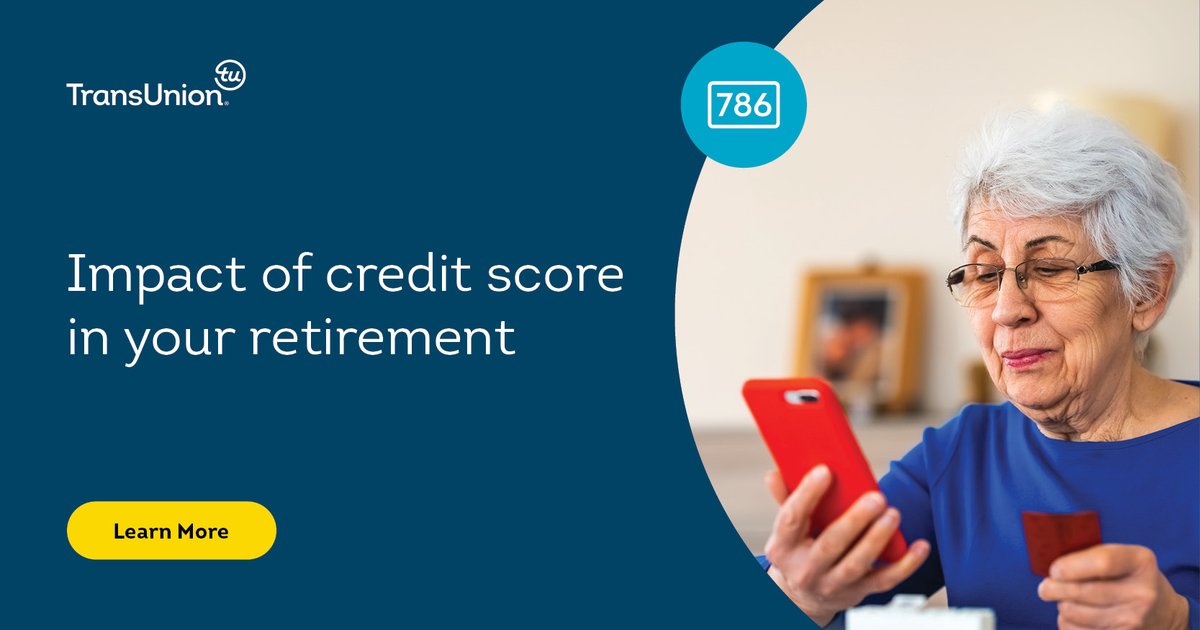 Don’t let retirement make you complacent when it comes to your credit. You can still keep your credit in good standing. Read our blog on how retirement can impact your credit score. transu.co/6015nhgKl #CreditScore #Retirement