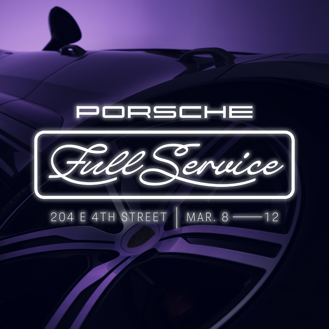 See @Porsche history in the making at #PorscheFullService where the all-electric Macan will be making its American debut. Set an alert and drop a pin, the Grand opening is March 8-12 at 204 E 4th Street. 
ow.ly/2nqv50QN0UY