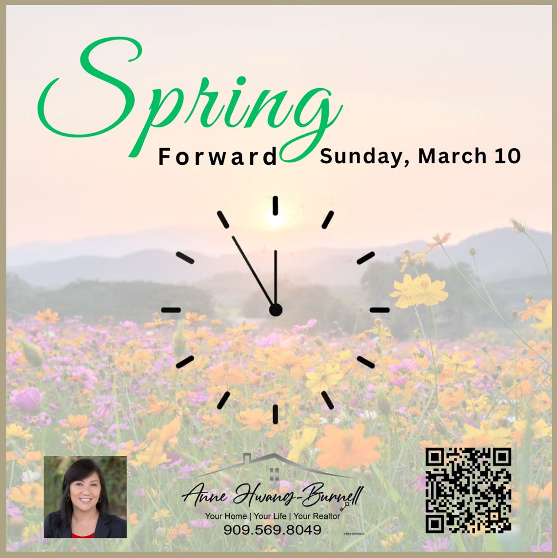 Don't forget to spring forward this Sunday! ⏰ Set your clocks ahead and embrace the longer days ahead.

#annehwangburnellrealtor #DaylightSavingsTime #SpringForward

california-houses.com