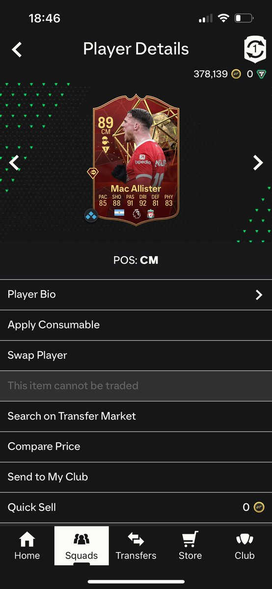 ConnorChadwic17's tweet photo. @EASPORTSFC @EAHelp Is there any way to remove a red evolution from a player so I can put them into the showdown evolution instead? Wouldn’t even mind if I don’t get the red evolution back. https://t.co/hMcAVua5pl