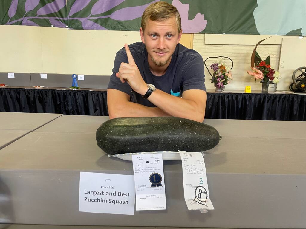 Notably, Brady won 1st Place in the horticulture contest at the 2023 Ohio State Fair in the general category of Zucchini. READ MORE: shorturl.at/dzAX3 #facts #zucchiniloversrejoice #LAGalaxy