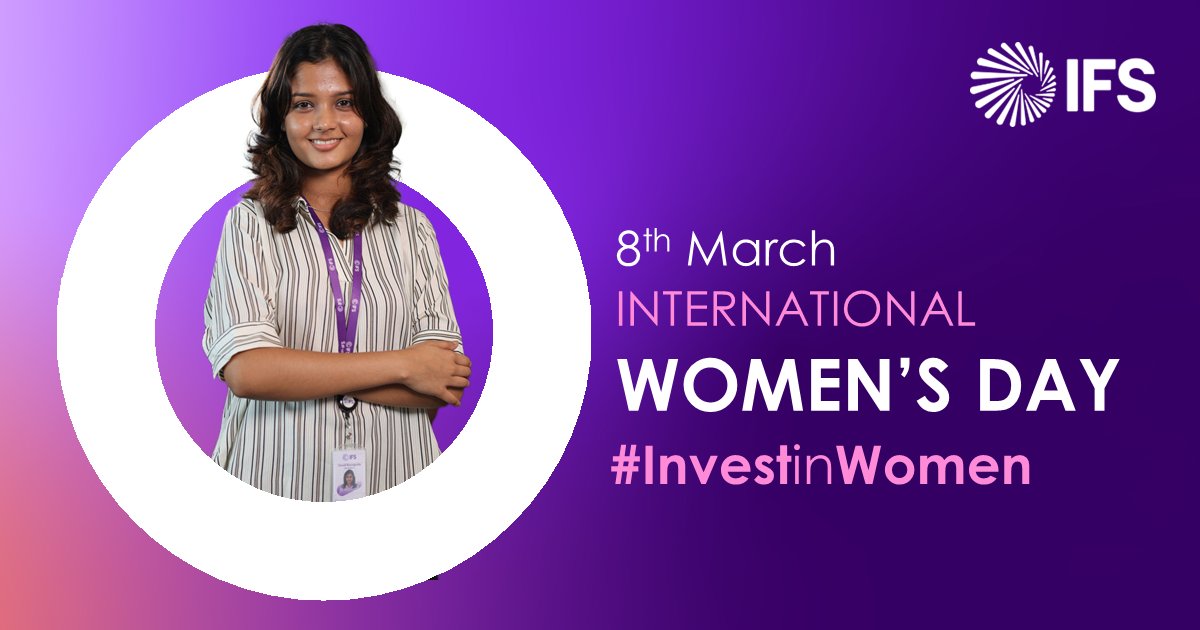 On International Women's Day, I want to take this opportunity to thank all the amazing women at @IFS who contribute to our success every day. Let's celebrate the achievements of women and reaffirm our pledge to accelerate progress toward a more equitable future. 🌟👩‍💼🌎 #IWD2024
