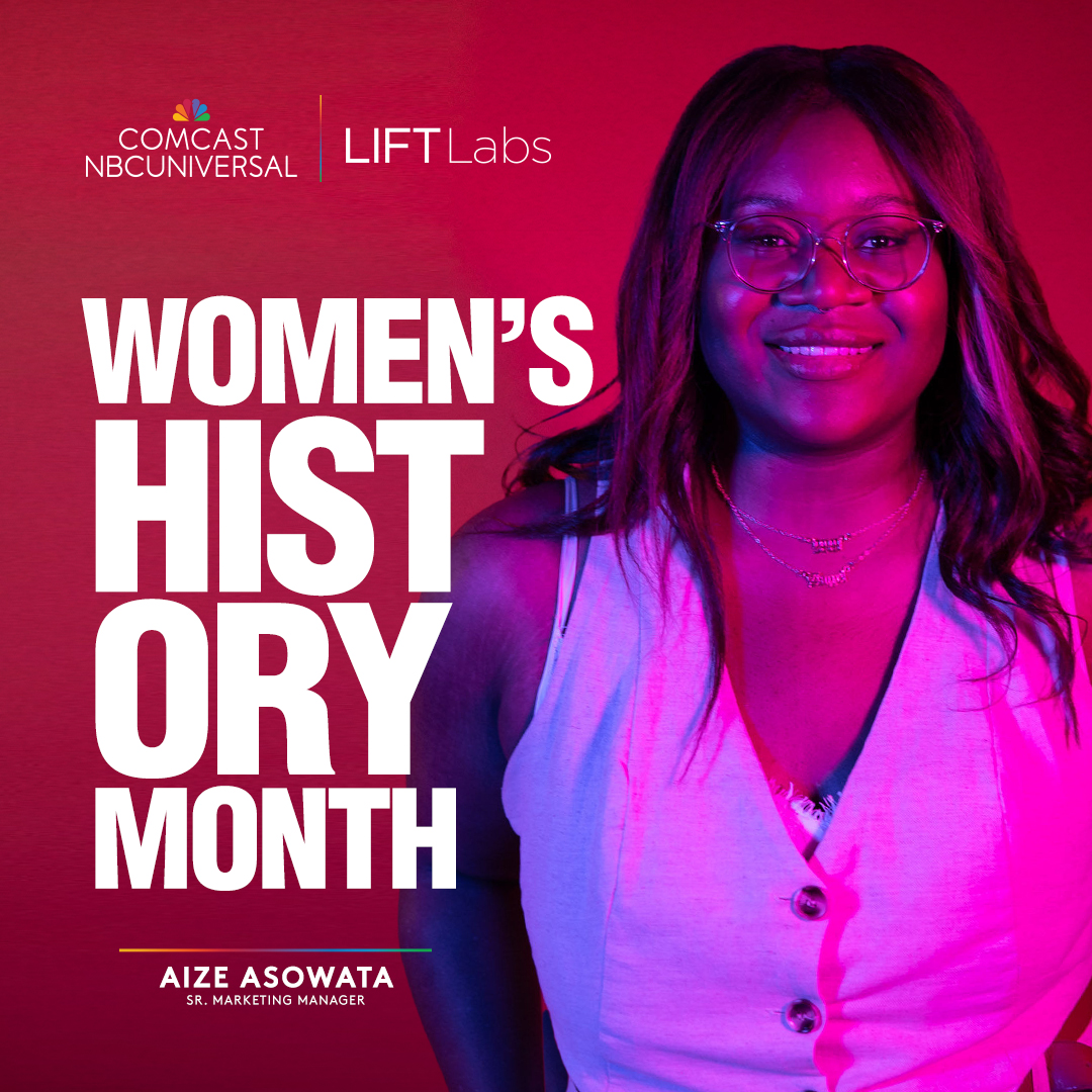 Celebrate #InternationalWomensDay with us as we introduce the women of LIFT Labs! Aize leads marketing for Startup Engagement and amplifies the voices and stories of our portfolio of startups from around the 🌍. Learn more ⬇️ lift.comcast.com/about/ #WomensHistoryMonth #LIFTLabs