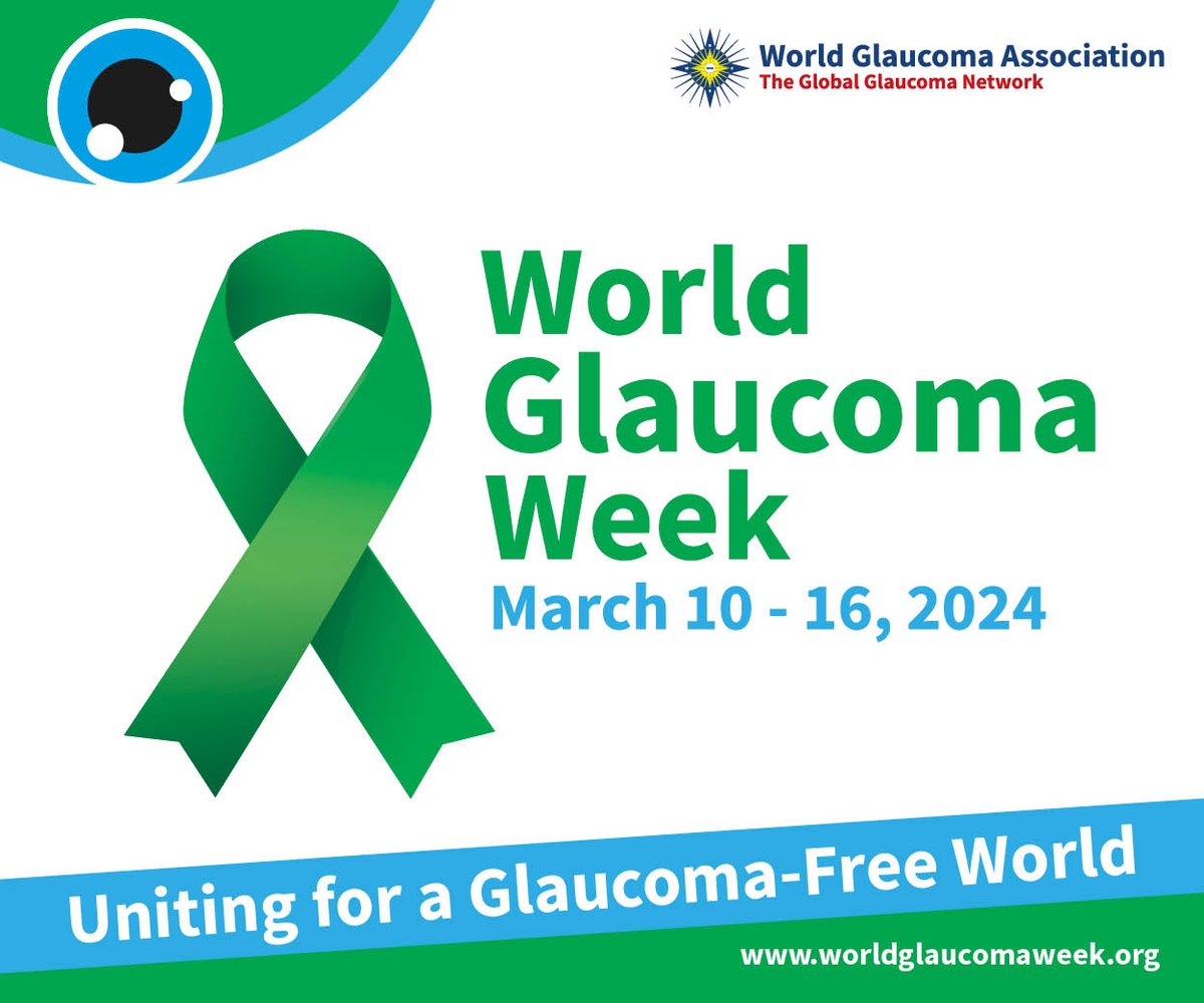 It's World Glaucoma Week! This is a great time to schedule your comprehensive eye exam and remind your family &amp; friends to do the same! Visit our website to learn more about glaucoma glaucomafoundation.org
#WGA #WGW2024 #glaucomawareness #glaucomaweek #livingwithglaucoma