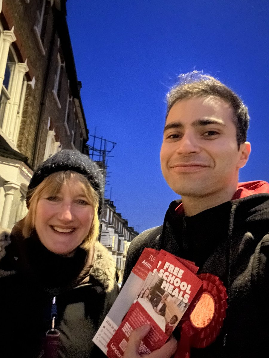 Lovely evening chatting to residents in Highgate 🌹 🌹