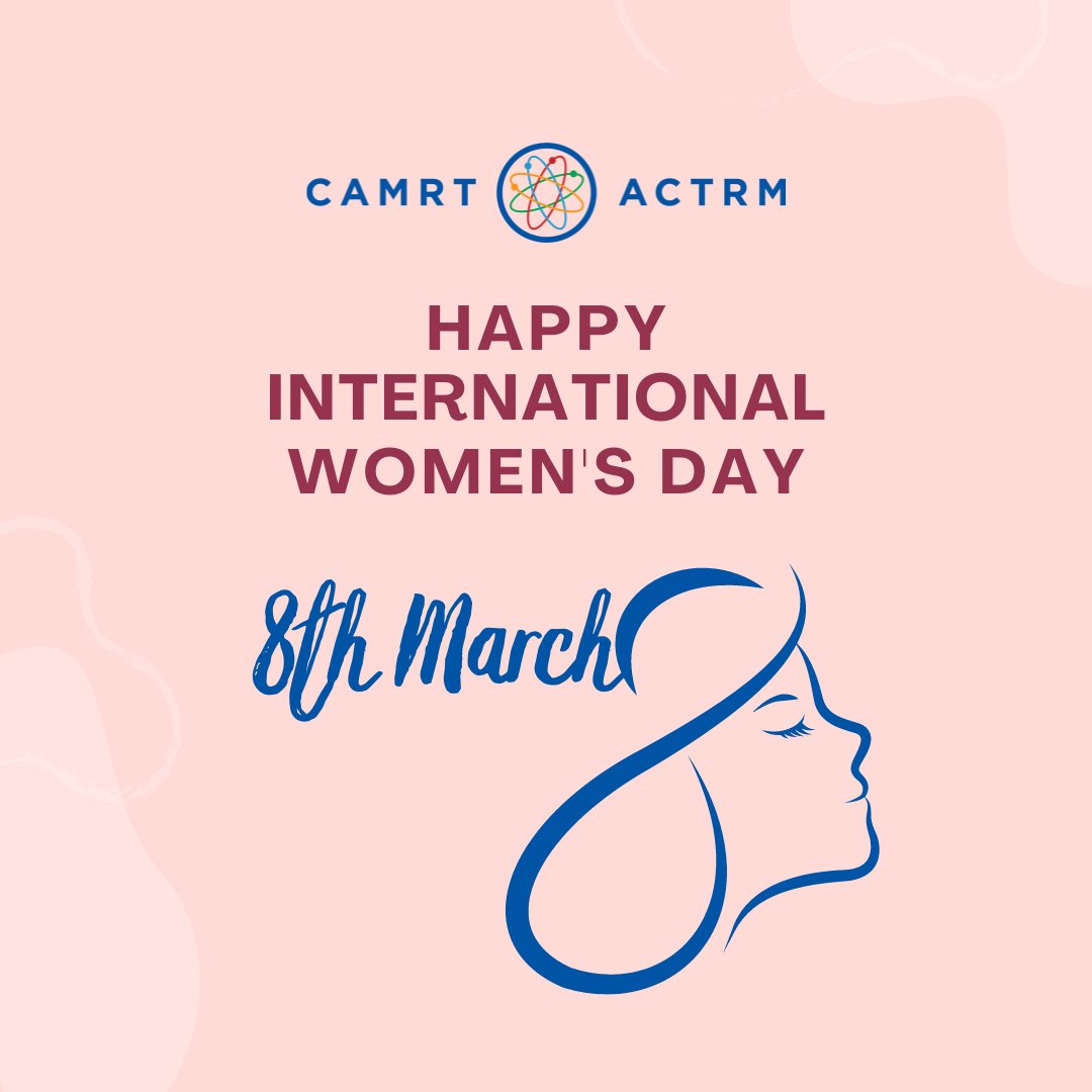 Did you know that 8 out of 10 MRTs in Canada are women? Today, and every day, we celebrate the incredible achievements and contributions of women in medical imaging and radiation therapy. Happy International Women's Day from CAMRT!