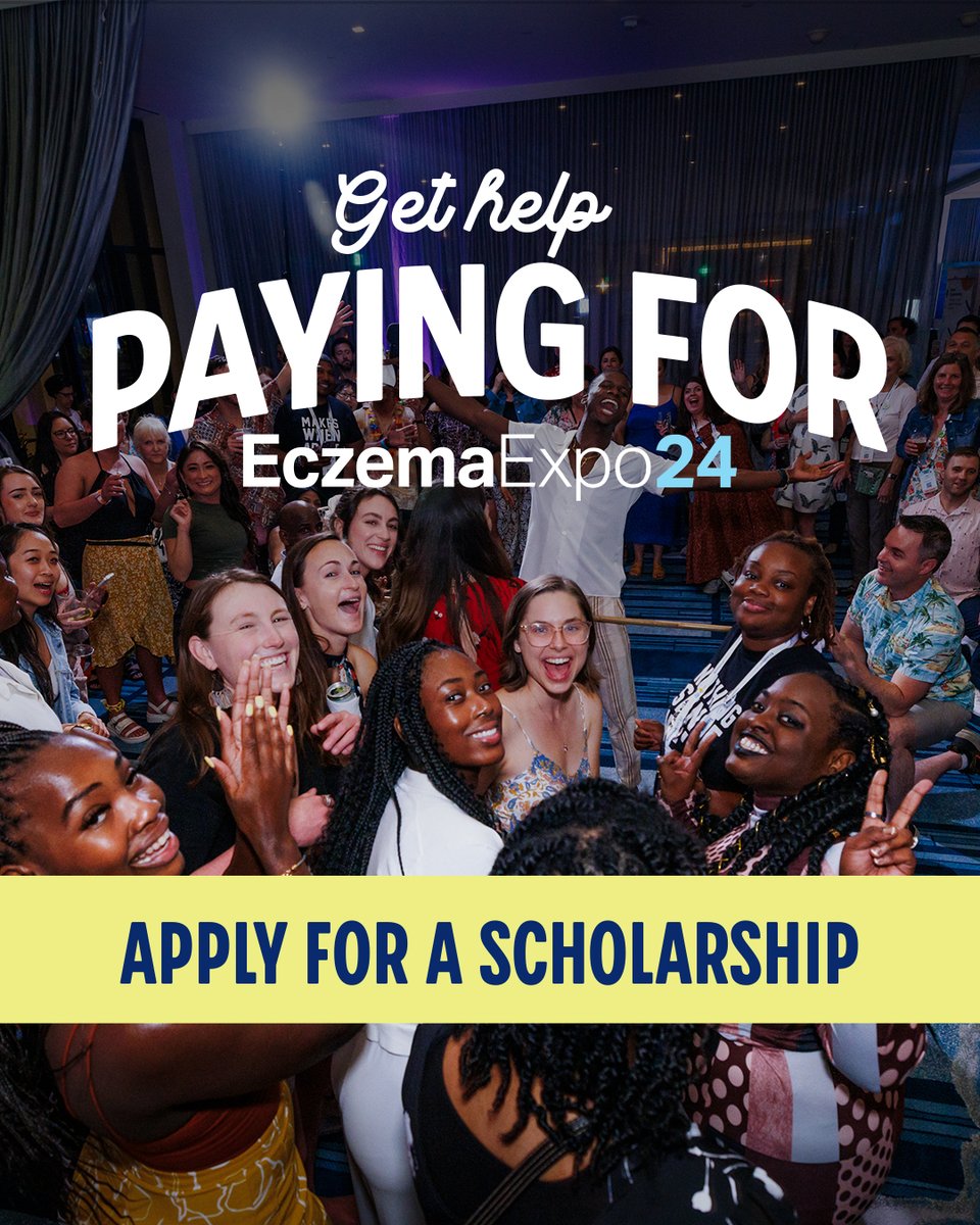Don't get #ExpoFOMO! Apply for a scholarship or start a fundraiser to defray the costs associated with traveling to and attending Expo.

Learn more and apply today: nationaleczema.org/eczema-expo/ge…

We can't wait to see you at Eczema Expo in Denver, CO this June 27-30th! 

#EczemaExpo2024