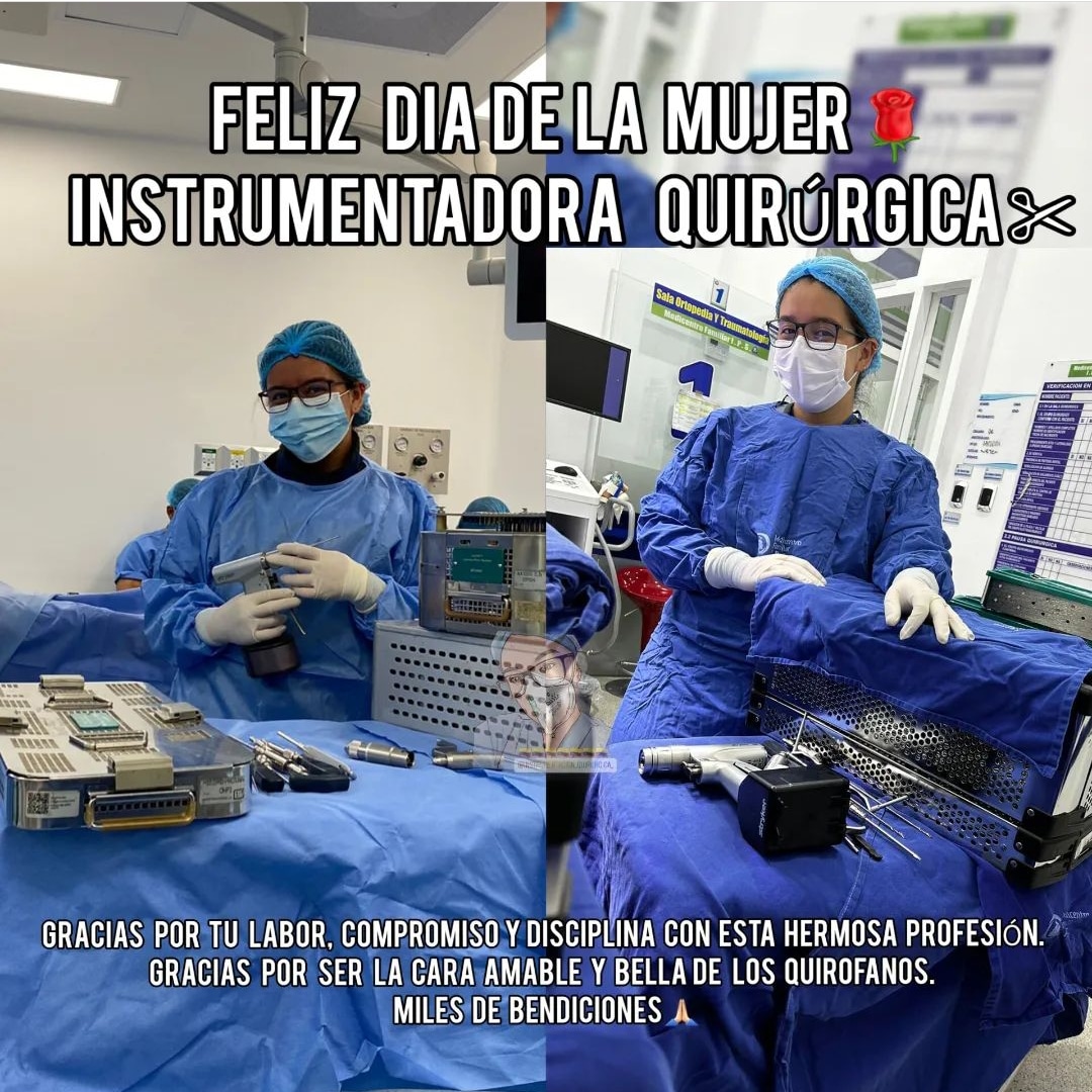 Feliz día colegas 🌹✂️ y para todas las profesionales de la salud ! Cumplimos un papel muy importante no solo en la sociedad, sino también en cada una de nuestras profesiones 💪🏻#somosinstrumentadoresquirurgicos #FelizDiaDeLaMujer