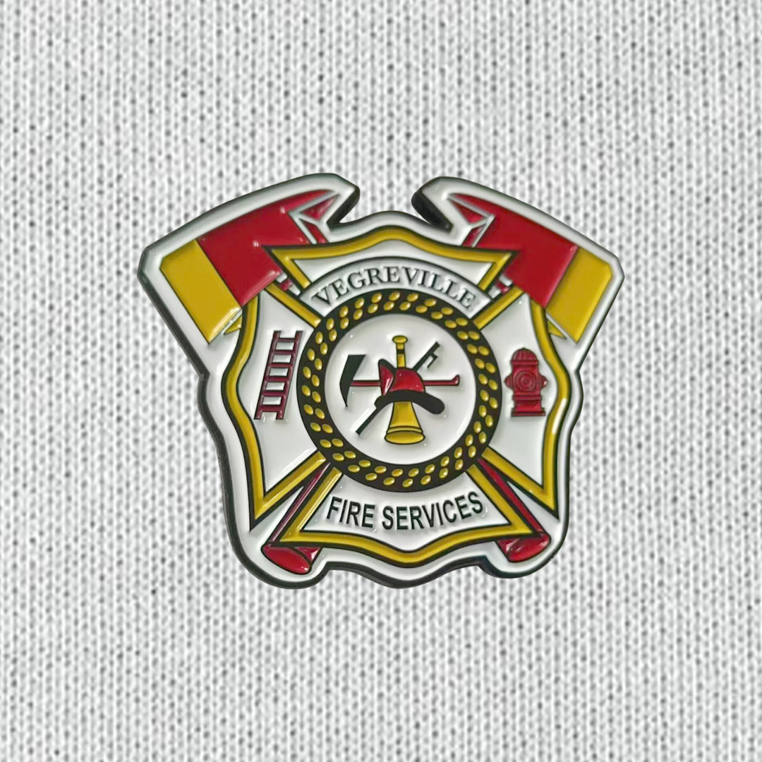 We are honoured to work with many first responder and rescue organizations around North America - including this fire department whose soft enamel pin turned out amazing! 
#customenamelpins #nonprofitpins #fireservices #firstresponders #pinsofig #pinstagram #pincollector