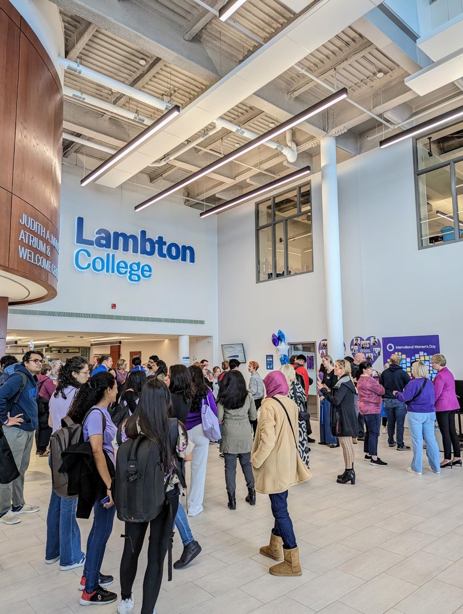 RobKardasLC's tweet photo. As @LambtonCollege celebrates International Women's Day and #InspringInclusion, we're recognizing just some of the women leaders at Lambton and the hugely varied but always impactful ways women lead. #LCPride #TheLambtonWay #IWD2024 https://t.co/qi6JsWDzPX