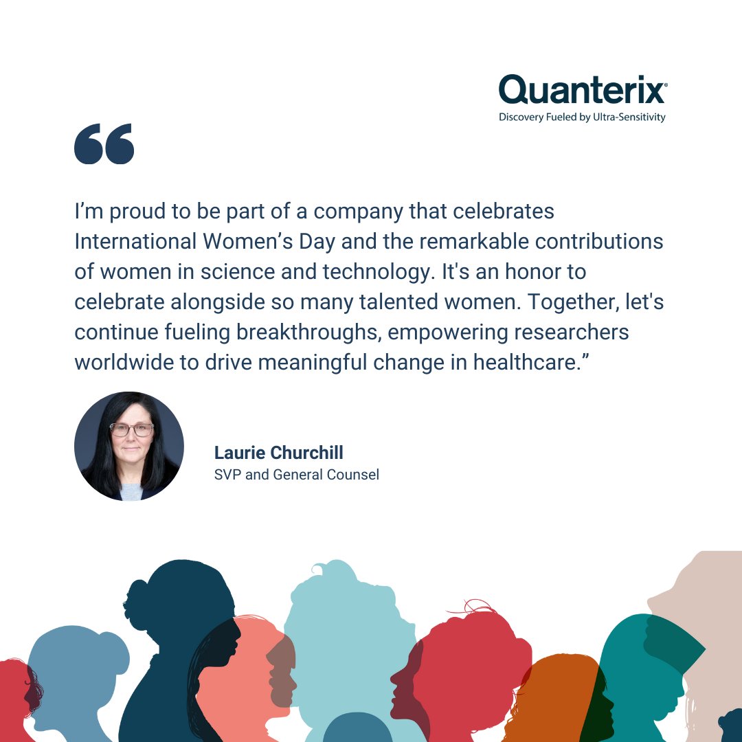On #InternationalWomensDay, we celebrate the achievements of women in advancing scientific discovery. Laurie Churchill, our SVP and General Counsel, shared some thoughts on #IWD2024. Let's continue striving for inclusivity and the empowerment of women in the STEM industry!