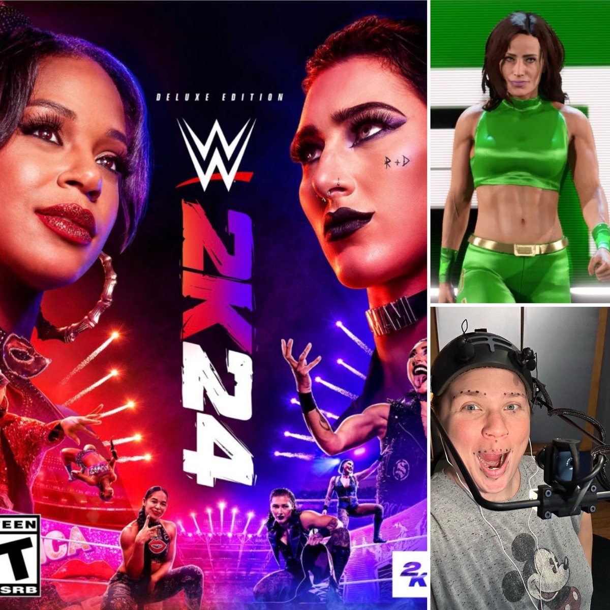 #wwe2k24 has released today and I am BACK as Justine (a heel/bad guy), Baby! Thanks Mission control productions, & Shortlist Talent. Let the adrenaline pumping action…commence!🔥💪🏻 #wwe #wrestling #videogames #lavoiceactor #gamer #pcap #gamedev #internationalwomansday #badass