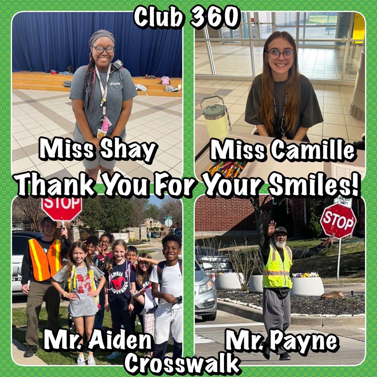 Kindness Shout Out Final Day: Our amazing <a href="/McNeilElem/">McNeil Elementary</a> Club 360 teachers and our Superb Crossing Guards!! They all keep us smiling, safe, and encouraged! Thank you for all you do! 🐴❤️💙
