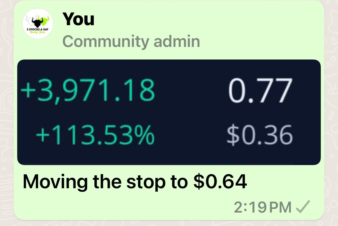 3 STOCKS A DAY tweet media