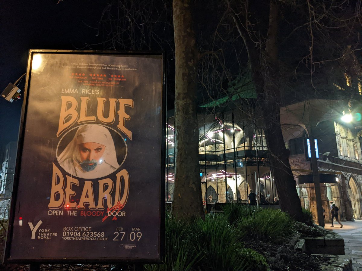 Loved <a href="/Wise_Children/">WiseChildren</a>'s last show so can't wait for Blue Beard <a href="/YorkTheatre/">York Theatre Royal</a> tonight!!!