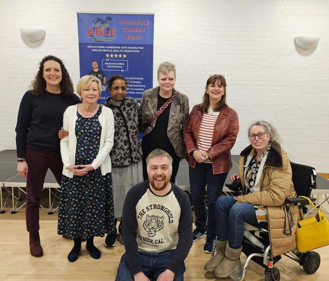 Happy #InternationalWomensDay from everyone <a href="/laughable_night/">@laughablecomedynight</a> Ignore the bloke on the floor. Don't think men should even be involved in comedy 😉