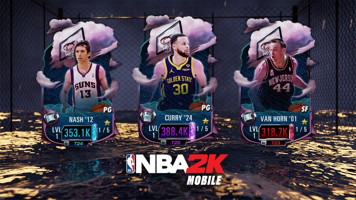 Upcoming forecast: 💦💦💦 3/14 Gauntlet ➡️ George, Nash, Holmgren (PF) 3/21 FF ➡️ Curry, Cousins, Van Horn Rainmakers will have boosted attributes: +1 in 3 Point Shot, Midrange & Shoot Off Dribble compared to their usual stats.