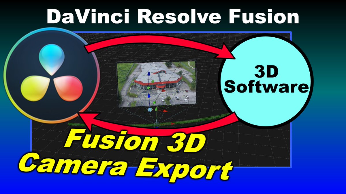 ProphetlessPost's tweet image. New video out on exporting a 3d camera from Fusion to other 3D software and then back to Fusion:
youtu.be/6AeNYVwfx5U