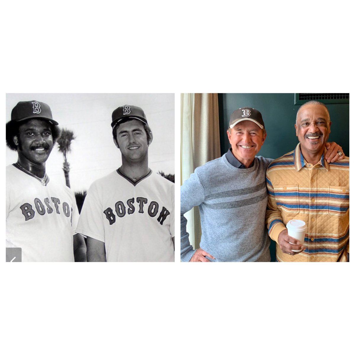 Happy Birthday today to the younger half of the Gold Dust Twins. Jimmy Rice..good friend and a pretty good hitter! #5oYearFriendship ⁦@RedSox⁩ ⁦@NESN⁩