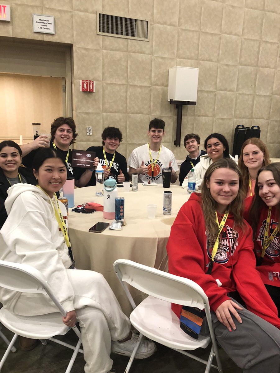 Gold Council! <a href="/uxbridgestuco/">Uxbridge StuCo</a> <a href="/UxbHSPrincipal/">Michael Rubin</a>