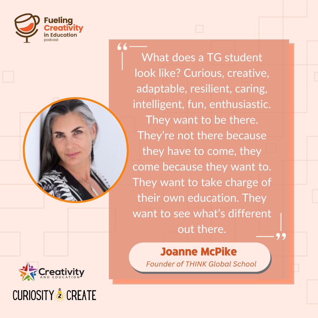 CreativityandE's tweet photo. Join us as Joann McPike sheds light on THINK Global School's approach to nurturing creativity and cultural understanding! 🌟

🔗 https://t.co/10x5QfLRmJ

#fuelingcreativityineducation #creativityandeducation #curiosity2create
#Education #CulturalDiversity #ProjectBasedLearning https://t.co/qnCapZC2F5