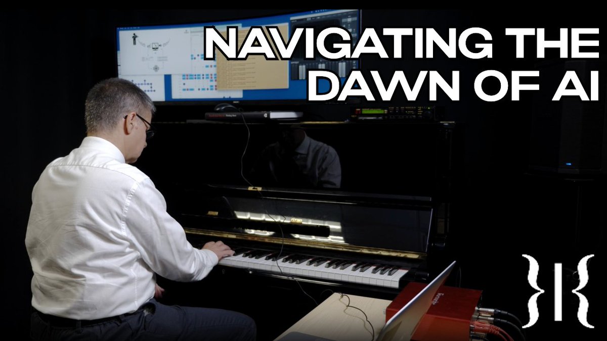 Join us in 'Navigating the Dawn of AI' youtube.com/watch?v=AIDgmP… Our latest documentary showcases @bio_computer quantum music, with performances by the @Ldn_Sinfonietta , and insights from pioneers like Rebecca Fiebrink & Oded Ben-Tal. Uncover the quantum leap in music & AI.