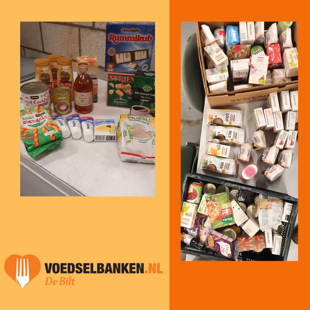 We kregen weer mooie donaties van kerken uit Maartensdijk en Den Dolder. Fijn dat zij structureel voor ons klaar staan 🧡
#voedselbank #kerk