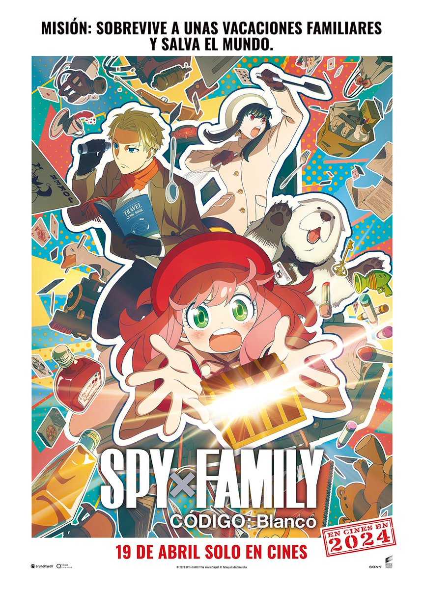 crunchyroll_es's tweet photo. Tu misión, si decides aceptarla, es ver SPY x FAMILY CÓDIGO: Blanco en cines este 19 de abril 🕵️‍♂️ https://t.co/NvxyrB5uOW