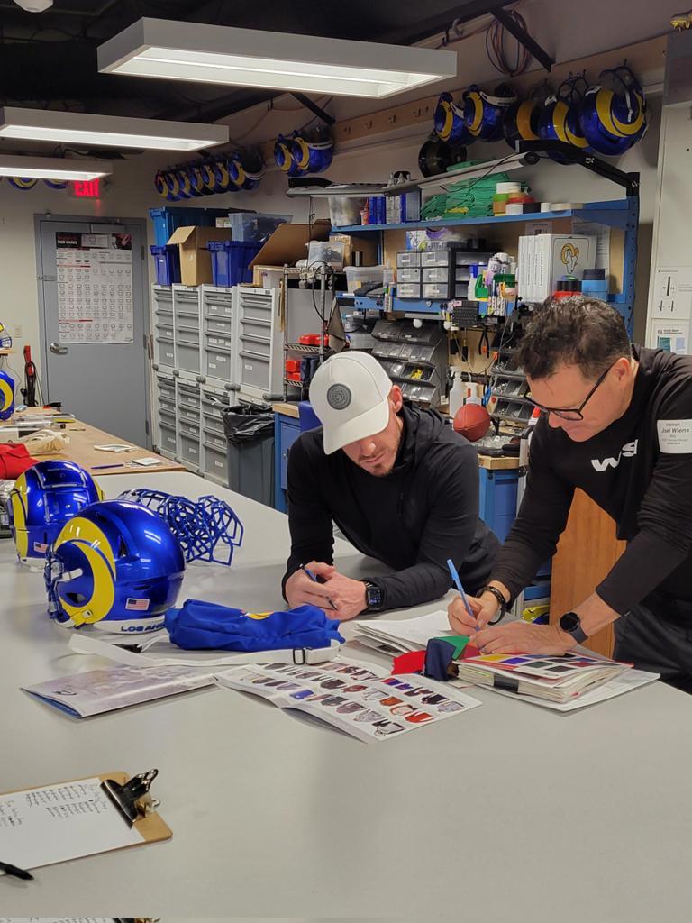 WSISports's tweet photo. DREAM,BELIEVE,HUSTLE THE WSI WAY!  Special thanks to Stephen Hale for all the great ideas over the years!! #rams @AEMA_74 @theunderweardoc https://t.co/Re5mmwJkaE