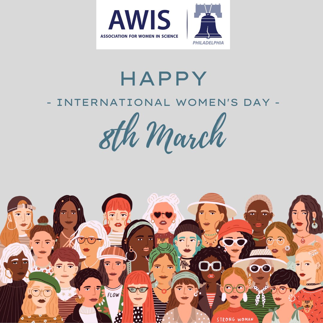 Happy International Women's Day! Learn more about how we at AWIS-Philly support women in STEM at awisphl.org. #women #internationalwomensday2024 #research #womeninstem