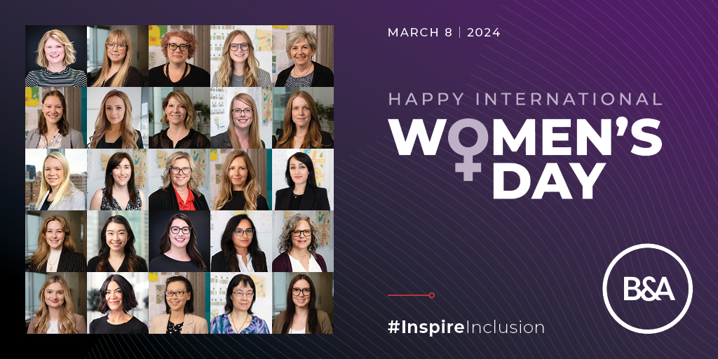 Happy International Women's Day! 🌟 Today, we celebrate the phenomenal women of B&A who bring a wealth of diverse perspectives, skills, and experiences to the table. #InternationalWomensDay #IWD2024 #InspireInclusion