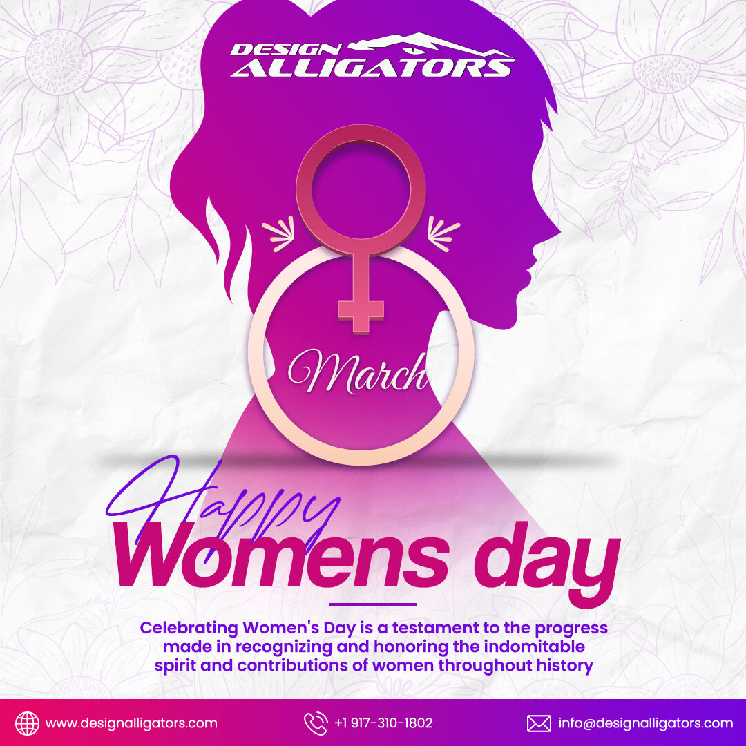 designaligators's tweet image. On International Women&apos;s Day🌍, let&apos;s celebrate the incredible achievements of women around the globe. At Design Alligators, we&apos;re proud to support and empower women in every field of creativity and beyond💪 

#WomensDay #Empowerment #DesignAlligators #HereToCreate #StrengthInDiv
