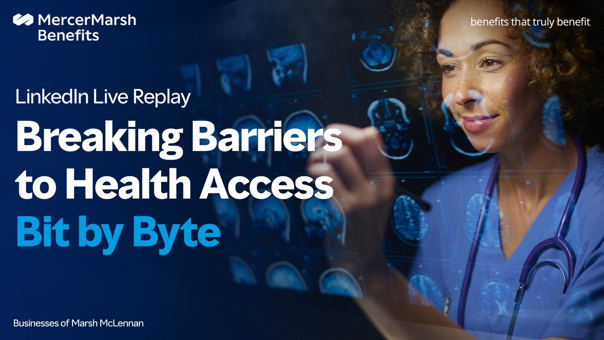 Did you miss our #MMBLive LinkedIn Live? Catch the replay as we discuss how #technology can widen access to #healthcare around the world, and the critical role employers can play. bit.ly/436jRmr