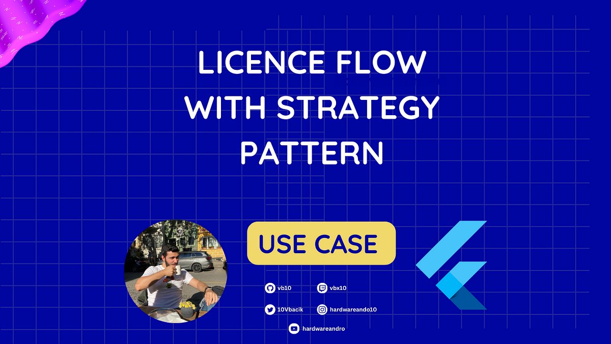 Flutter Use Case: License Flow with Strategy Pattern medium.com/flutter-commun…