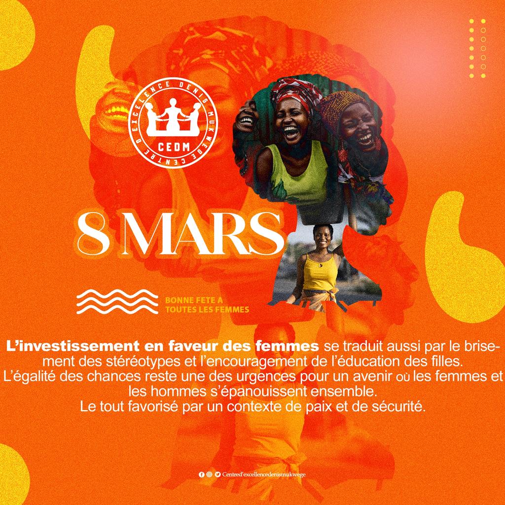 L’investissement en faveur des femmes se traduit aussi par le brisement des stéréotypes et genre et l’encouragement de l’éducation des filles. L’égalité des chances reste une des urgences pour un avenir où les femmes et les hommes s’épanouissent ensemble.