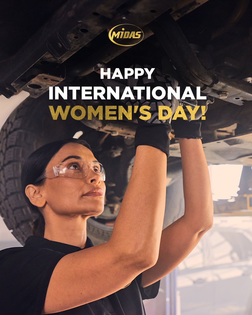 Today, we celebrate the incredible strength, talent, and passion of our amazing female technicians who play a crucial role in shaping Midas into the successful team that it is. Happy International Women's Day! ❤️