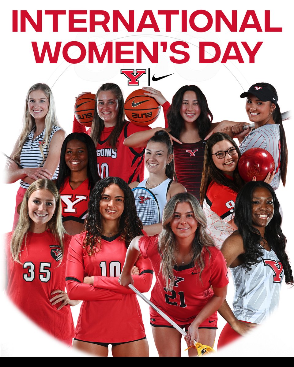 Happy #InternationalWomensDay to all our amazing women's student-athletes who represent our University, Department and Community! 👏 #GoGuins 🐧