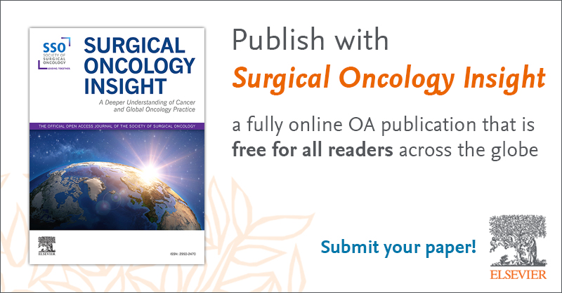 Elsevier Surgery (@elssurgery) on Twitter photo Submit your manuscript to <a href="/SurgOncInsight/">Surgical Oncology Insight</a> by <a href="/SocSurgOnc/">Society of Surgical Oncology</a> and give your career a boost: spkl.io/60114IQhN #SSO #cancersurgery #cancerpatients Submit your manuscript to <a href="/SurgOncInsight/">Surgical Oncology Insight</a> by <a href="/SocSurgOnc/">Society of Surgical Oncology</a> and give your career a boost: spkl.io/60114IQhN #SSO #cancersurgery #cancerpatients