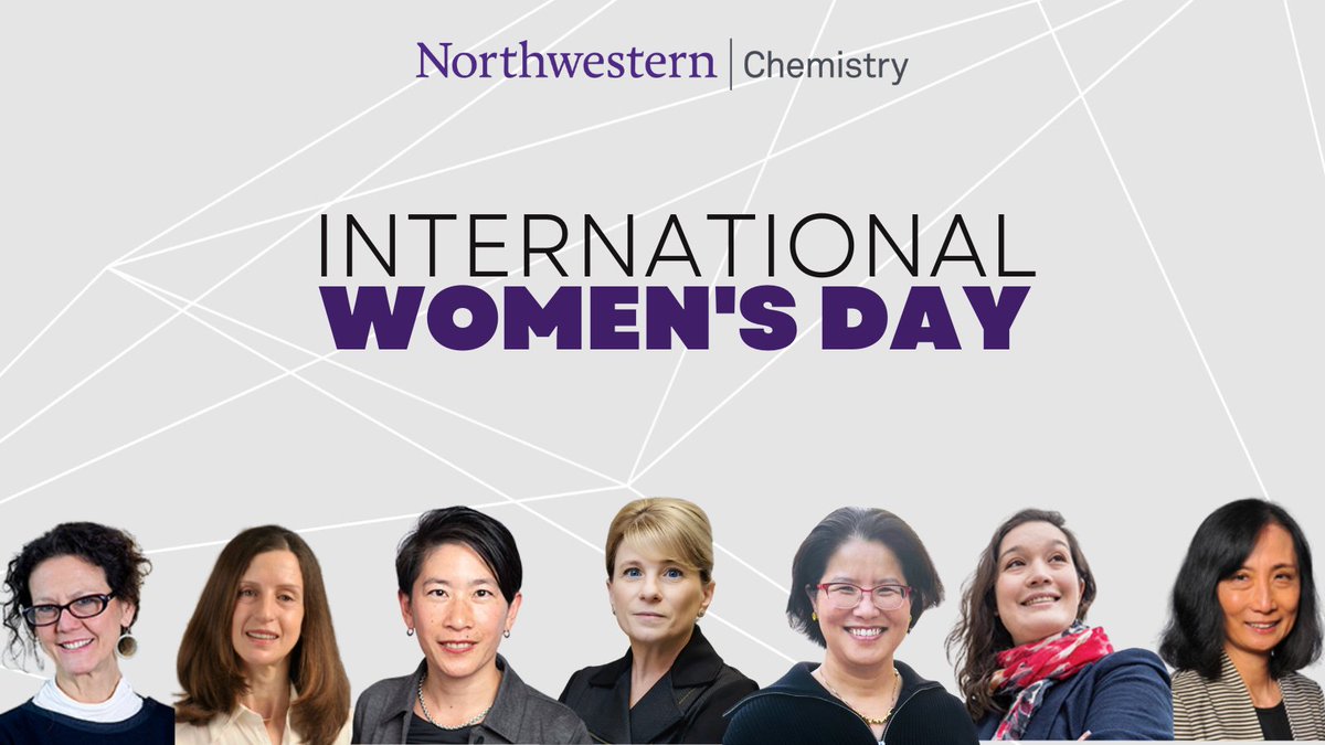 On this #InternationalWomensDay2024, we recognize the women who are a part of our core faculty at #NUChemistry. They serve as catalysts for change, pioneers in innovation, and guiding leaders, inspiring us to pursue excellence and create a positive influence on the world. 💜