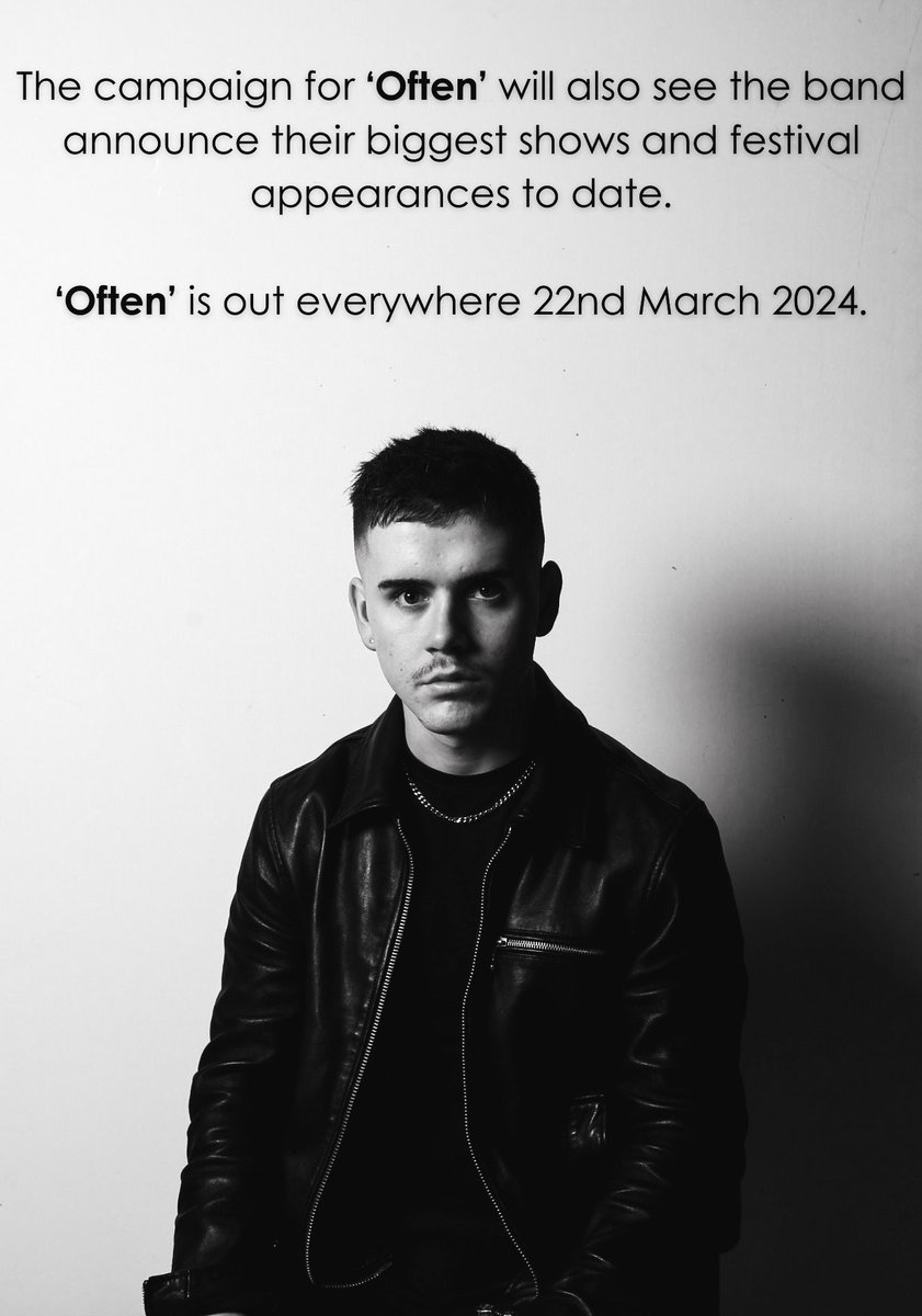 We are so excited to announce our upcoming 4th studio single “Often”. The single will be released on March 22nd 2024 on all streaming platforms. More information and content coming soon 🖤 @DecoySound @AbbeyRoad