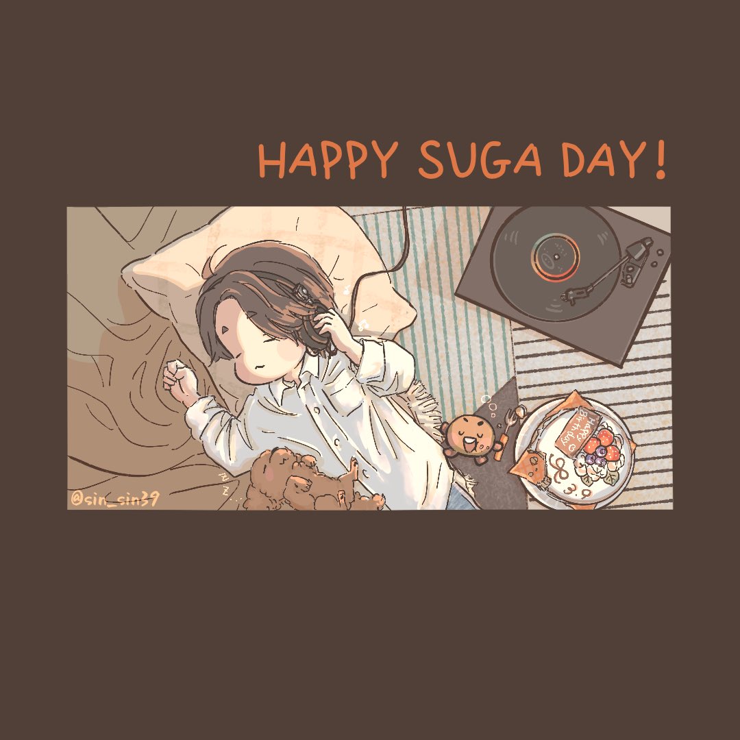 ฅ^+ﻌ•^ฅ🐾 #HappySugaDay #HappyBirthdaySUGA #HAPPYSUGADAY2024