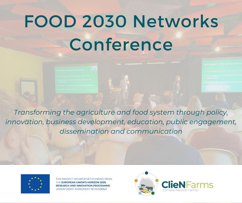 On the #Food2030NetworksConference, #CLEVERFOOD led a workshop to transform agriculture and food system through policy, innovation, public engagement & communication. #ClieNFarms engaged in the session on policy and governance very relevant to our WIP! @https://clienfarms.eu