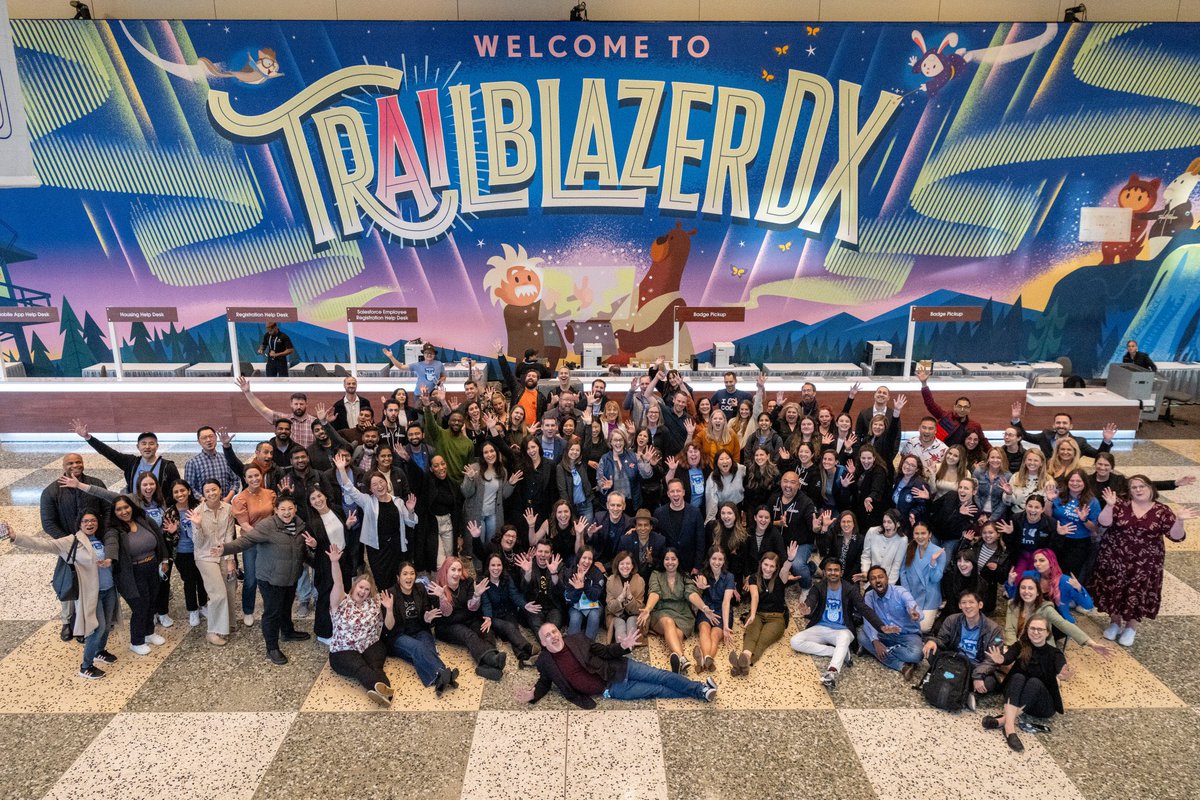 That’s a wrap on the world’s top AI developer conference, TrailblazerDX. Working with this team is a privilege, and we loved bringing #TDX to @SalesforceDevs 💙