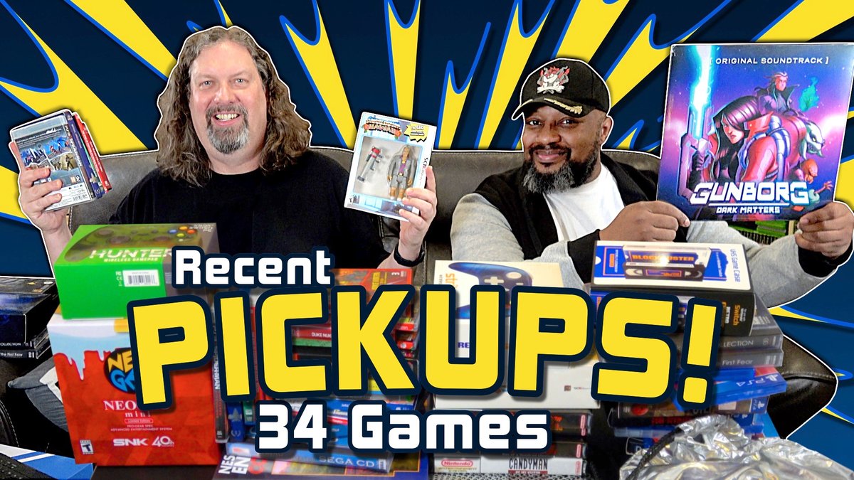 We're back with the first RECENT GAME PICKUPS of 2024 w/ Radical Reggie! So many awesome games & accessories! ** LET'S GO! ** >> youtu.be/QZ86B3b5xnE