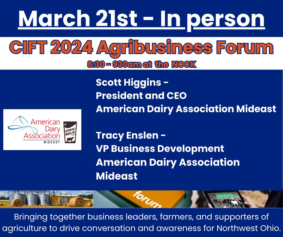 Join us back in person !

Learn more and register - ciftinnovation.org/ag-business-fo…